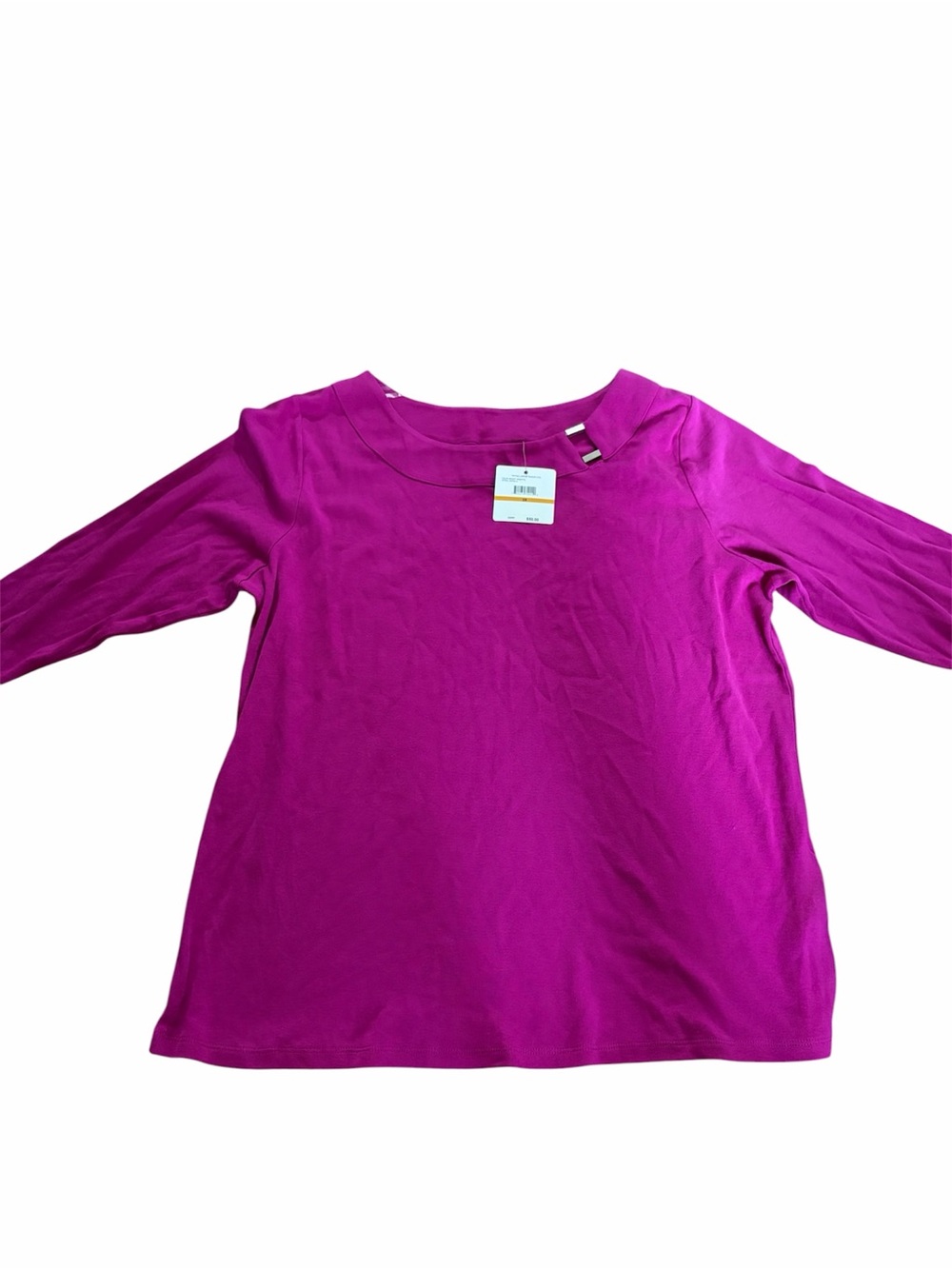 RAFAELLAS 3XL Fuchsia 3/4  Sleeve Top